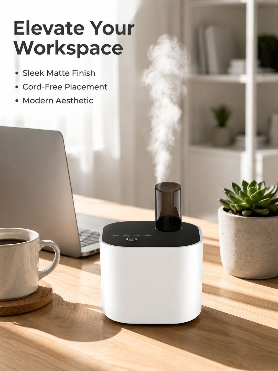 Smart Aroma Diffuser, Wireless Essential Oil Diffuser, Aromatherapy Spray