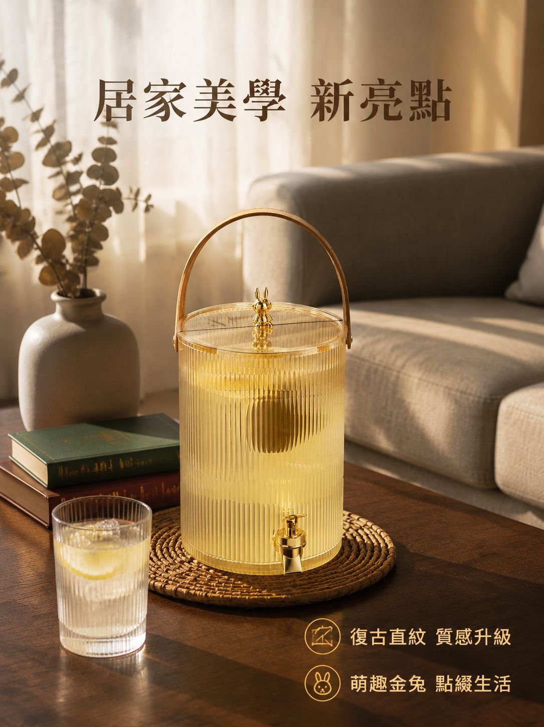 大容量冷水壺帶龍頭家用飲料桶
