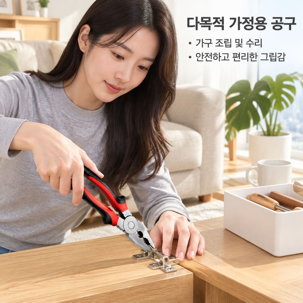 6인치 8인치 펜치 롱노즈 니퍼 와이어 플라이어 철물 공구