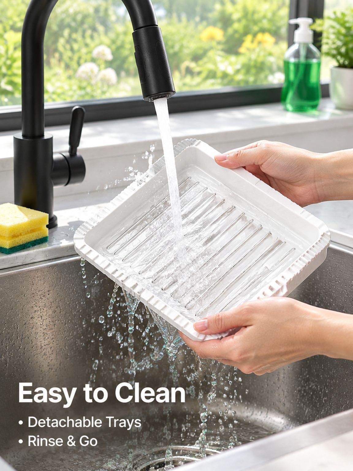 Multi-Layer Kitchen Prep Tray Rack, Multifunctional Storage Organizer