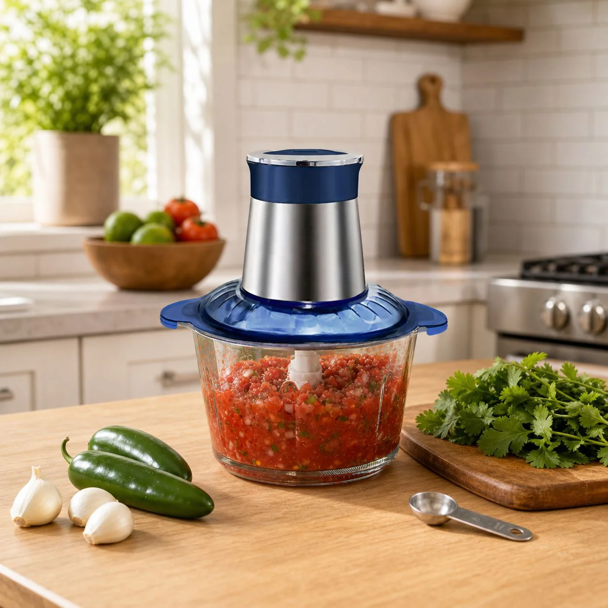 Mini Electric Food Processor