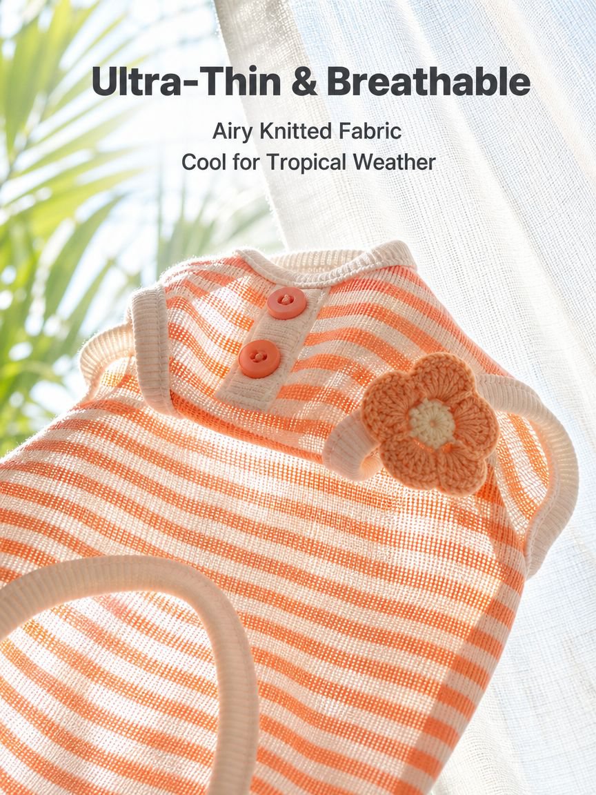 Pet summer thin vest knitwear