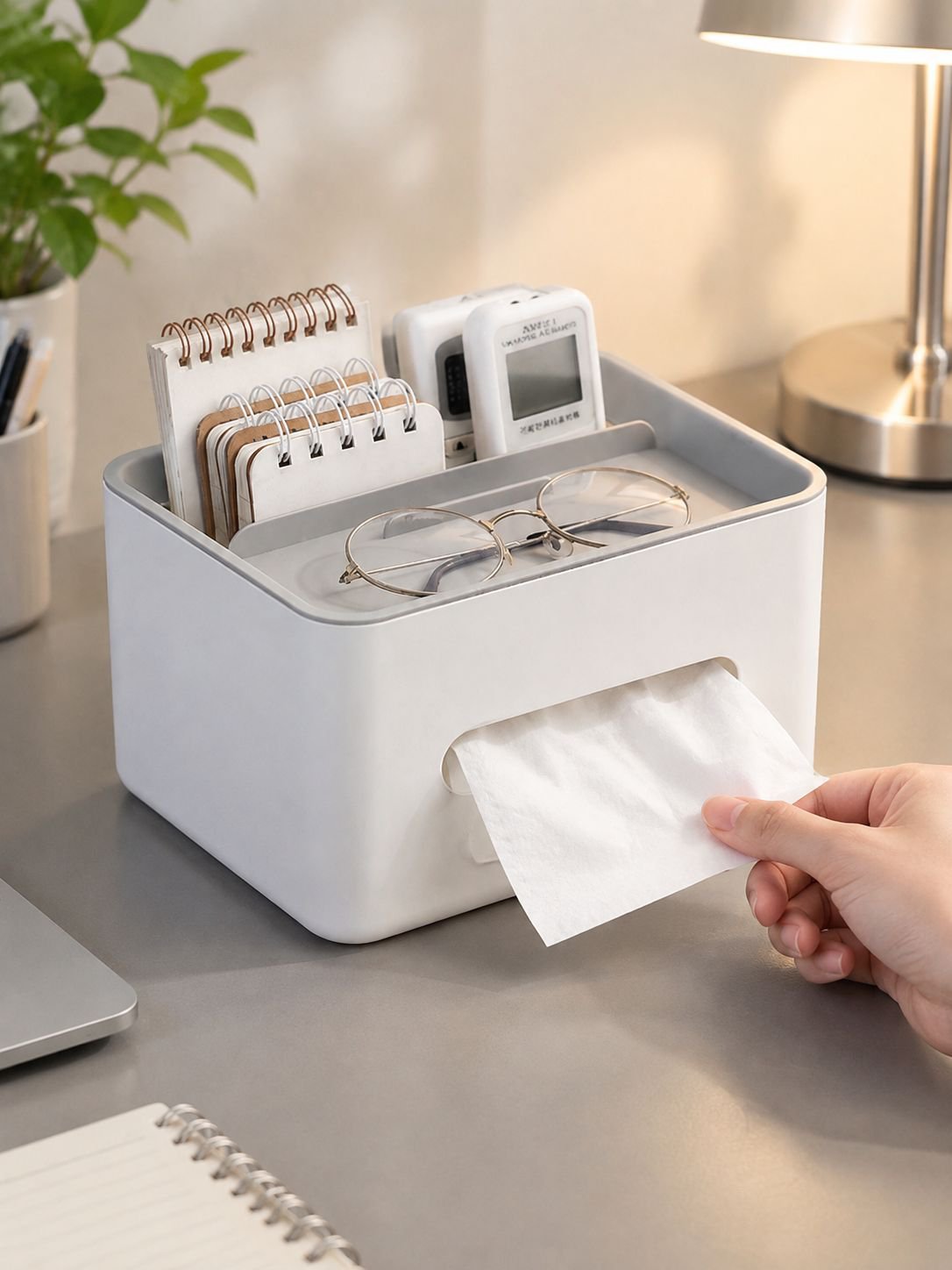 Multifunktionale Taschentuchbox, Desktop-Aufbewahrung, Couchtisch, Papierbox, Wohnzimmer, Taschentuc