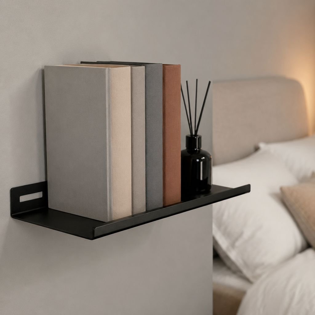 Nordic Wall-Mounted Shelf No Drilling Required
