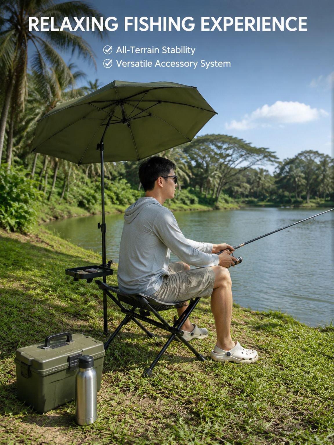 Outdoor Multi-purpose Portable Fishing Chair
