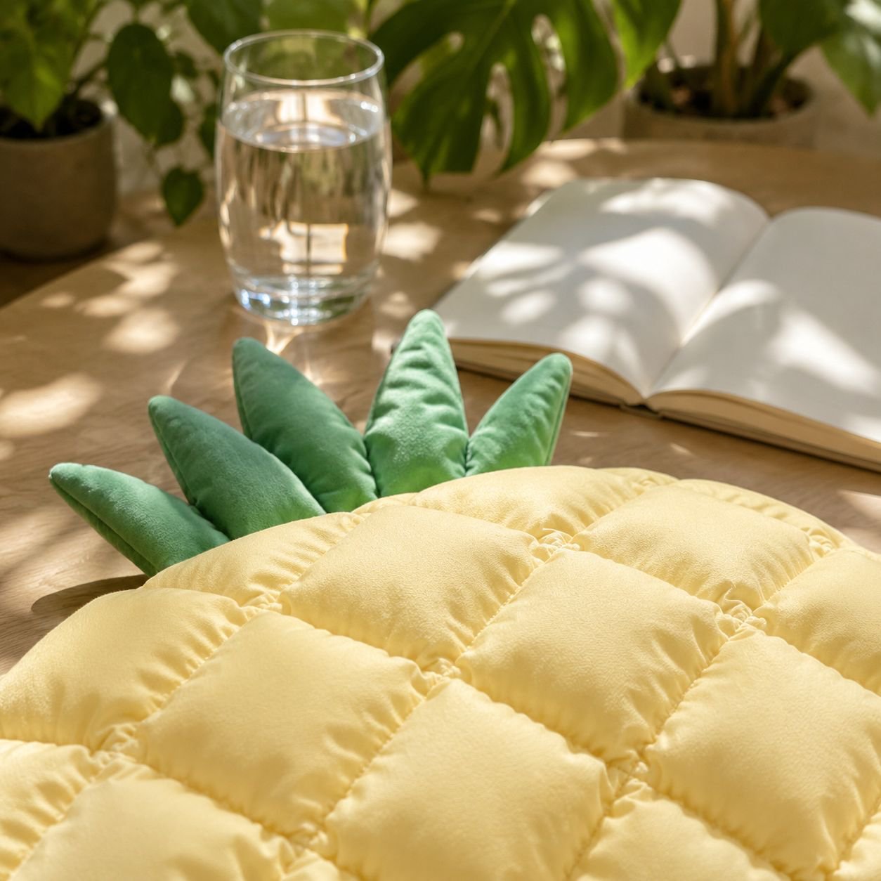 Pineapple Cloud Neck Pillow soft ergonomic design