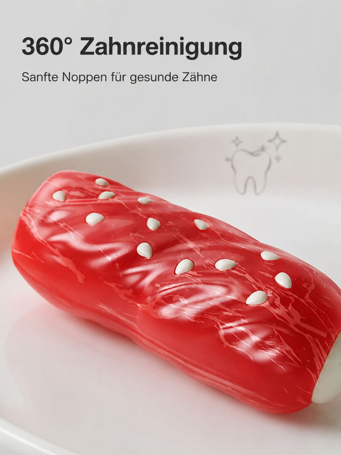 Heimtierbedarf neue Hot Dog Zahnbürste Sound Spielzeug Snacks Beißring Hundespielzeug
