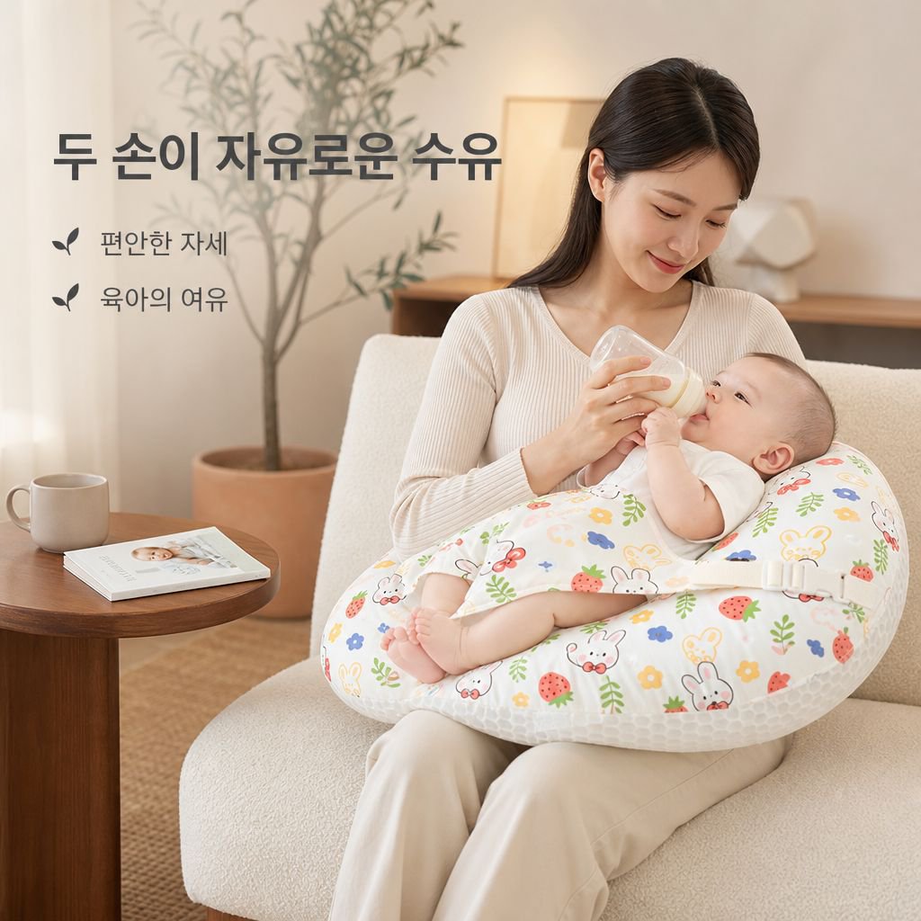 신생아 토방지 경사 베개 수유 베개 A등급 아기 베개