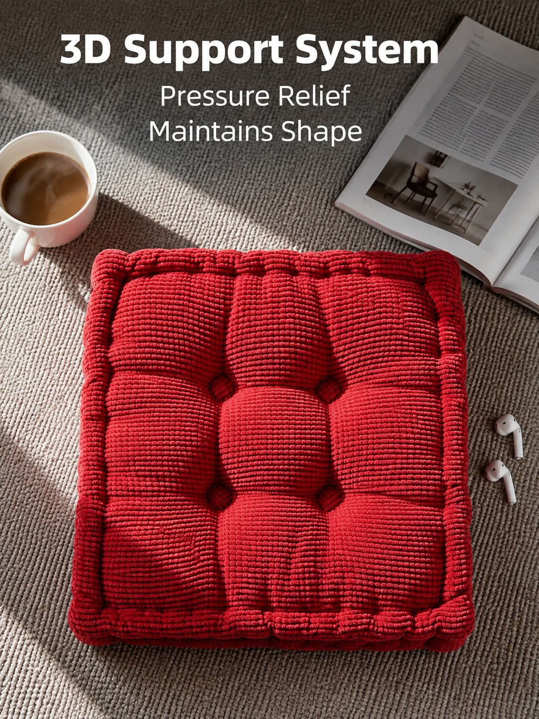 Height-increasing buttock pad