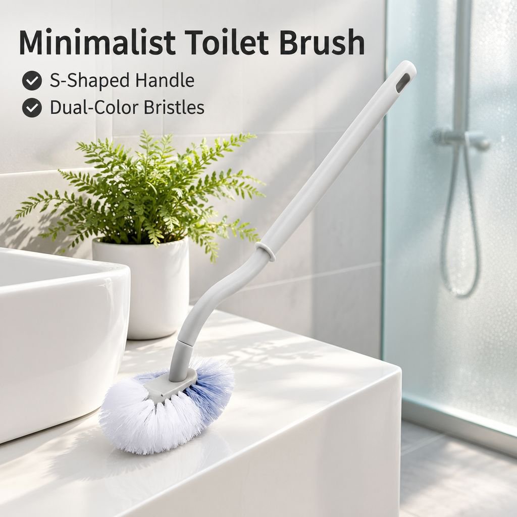 Wholesale Long Handle Small Head Toilet Brush Bathroom Toilet Cleaning Brush