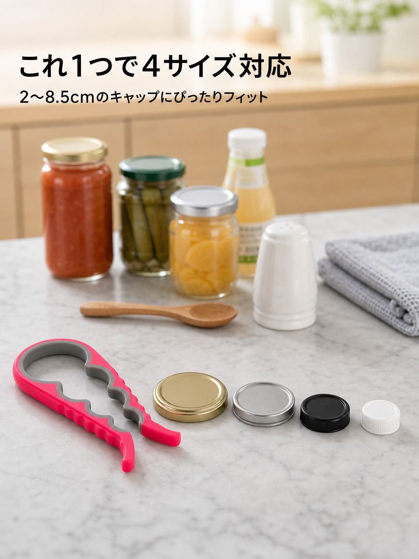 便利なキッチン用開栓器 4点セット