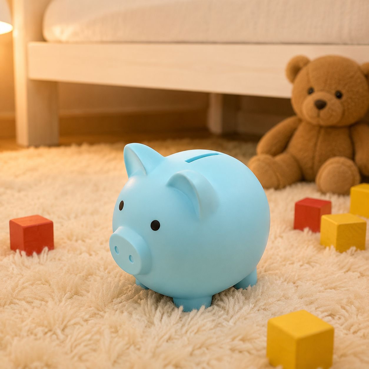 Golden Piggy Bank for Kids Creative Gift Savings Bank
