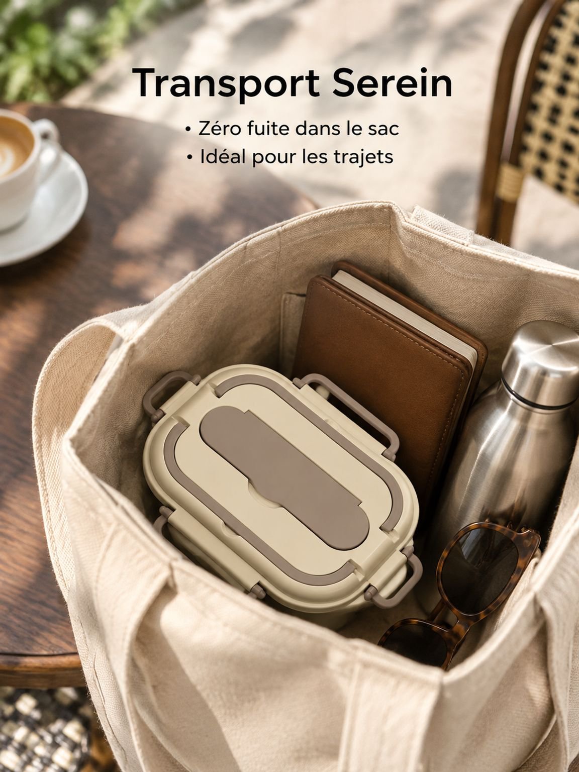 Boîte bento pratique pour déjeuner à l'école ou au travail