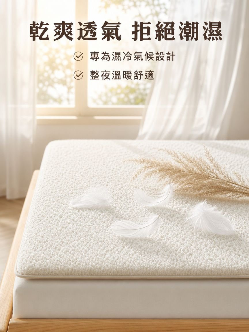 加厚羊羔絨舒适床垫