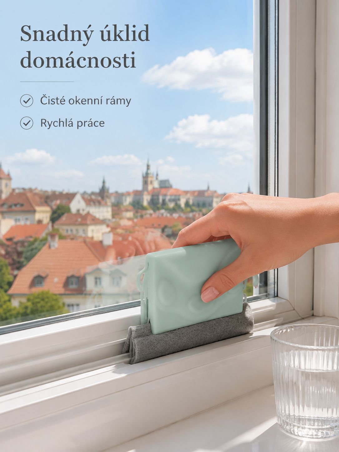 Drážkový čisticí kartáč
