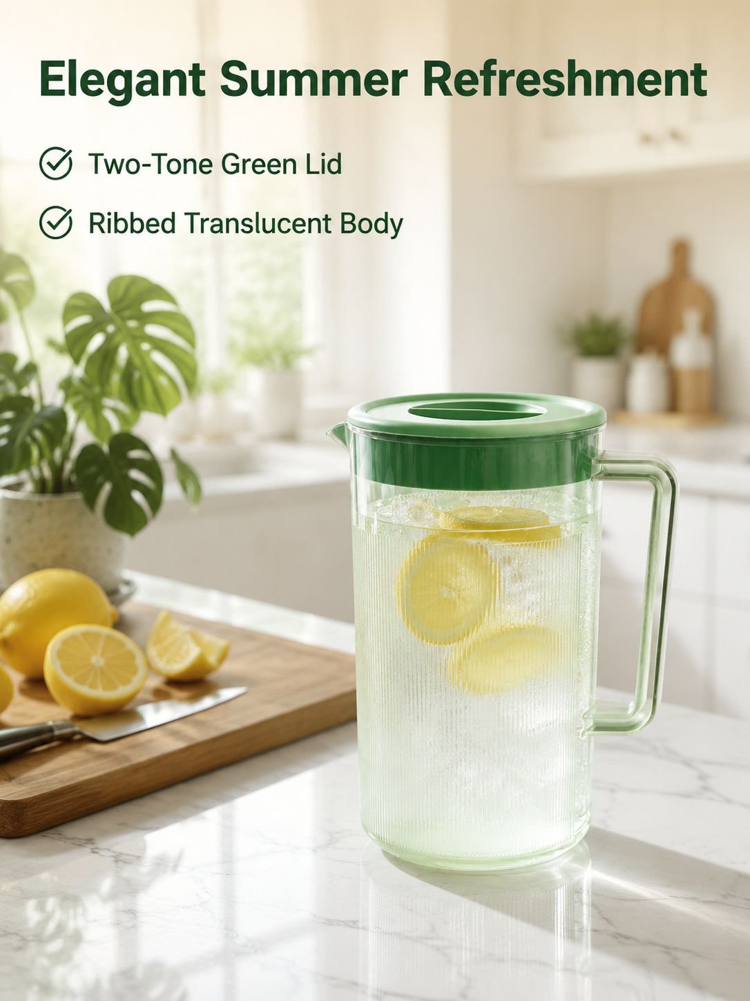 Large capacity heat-resistant cold water kettle, household juice bucket