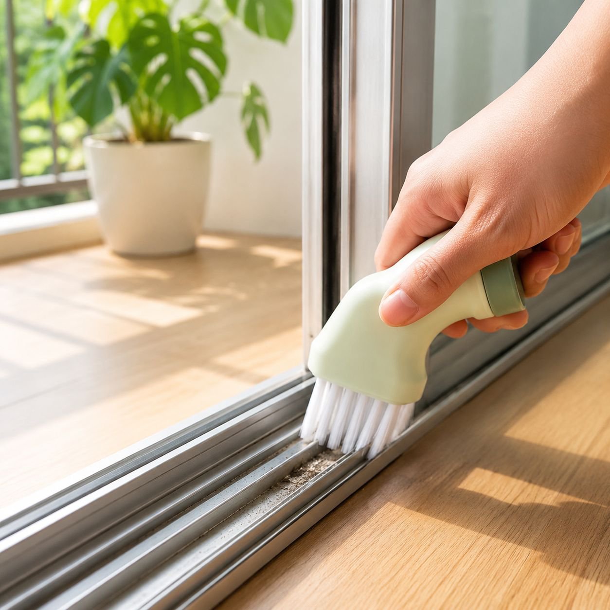 Multi-purpose brush for hand hygiene