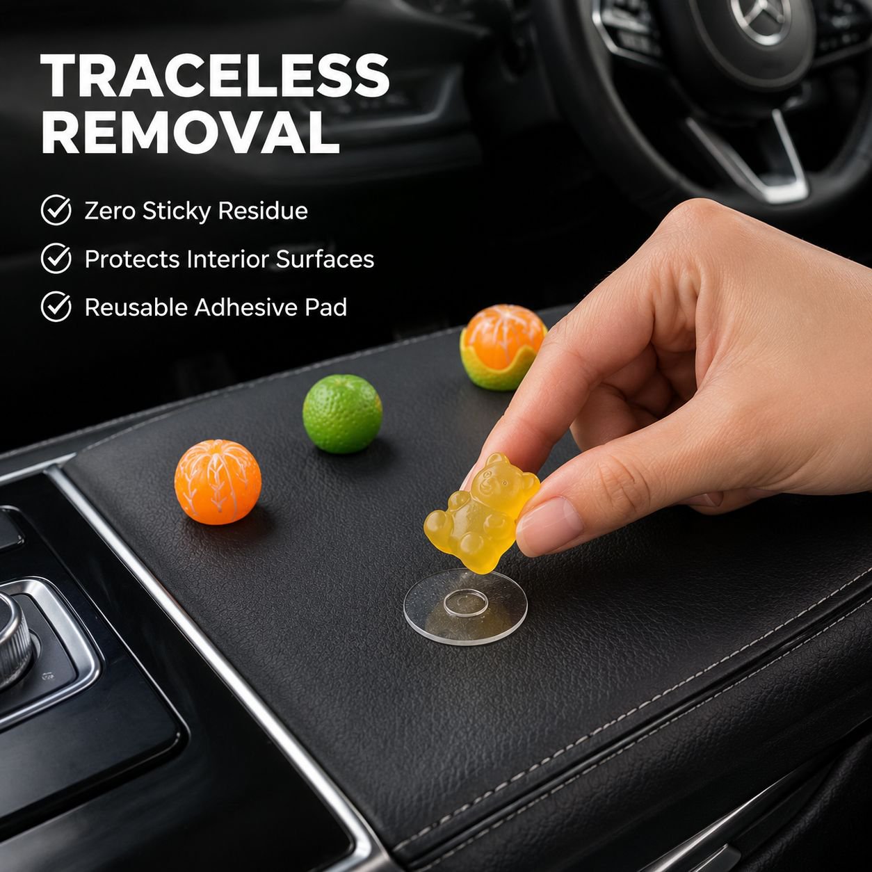 Center Console Candy Style Car Interior Decoration