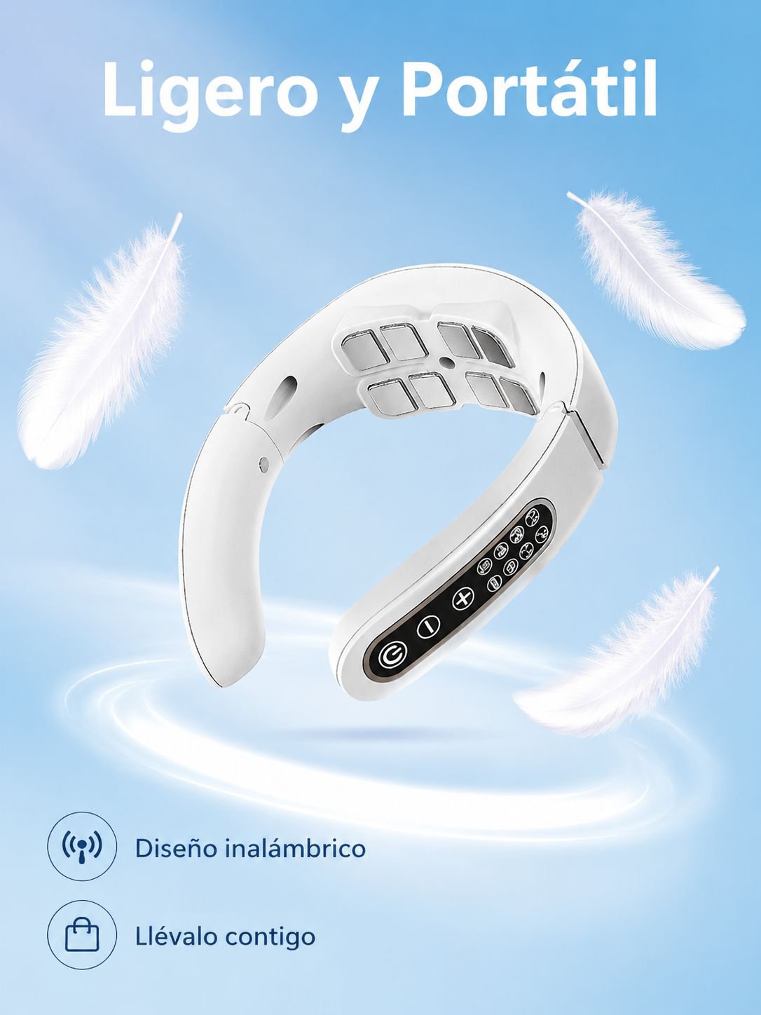 Masajeador de cuello portátil Home Smart