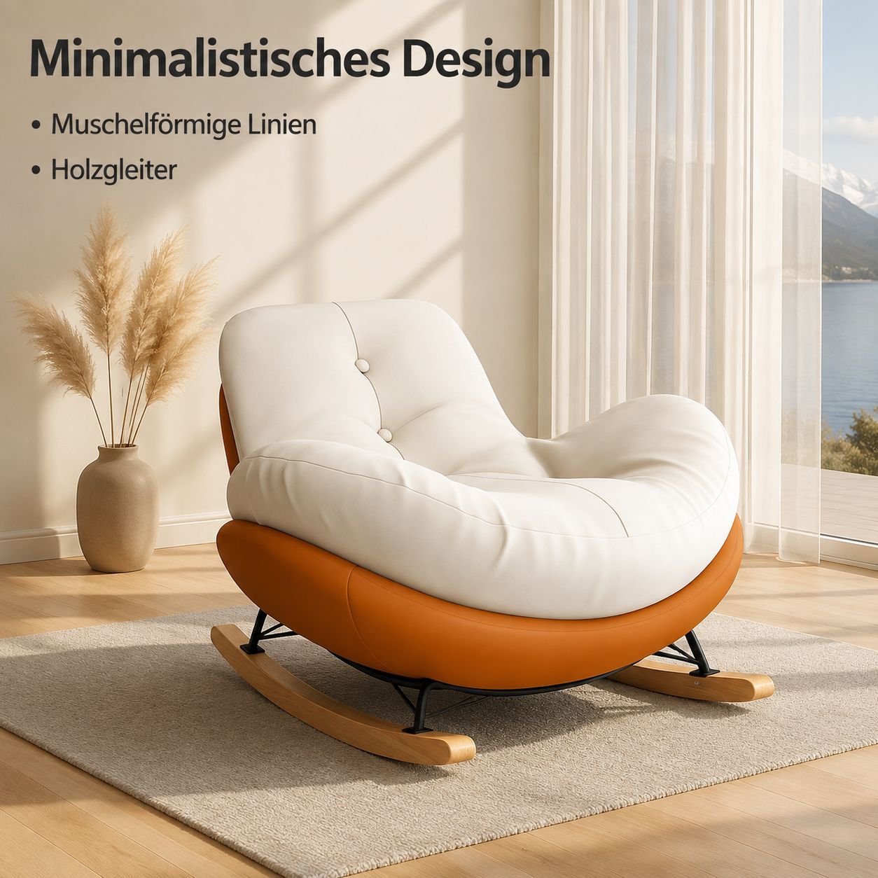 Gepolstertes Schaukelsofa