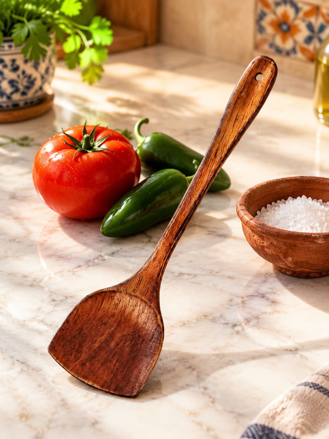Espátula de madera para cocina