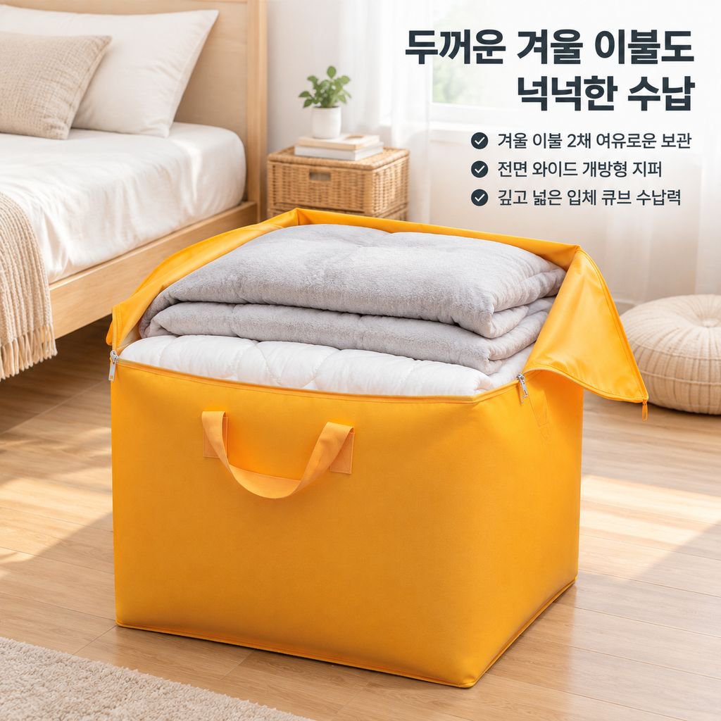 대형 이사 전용 포장백 가정용 이불 수납백 대용량 짐가방 이사가방