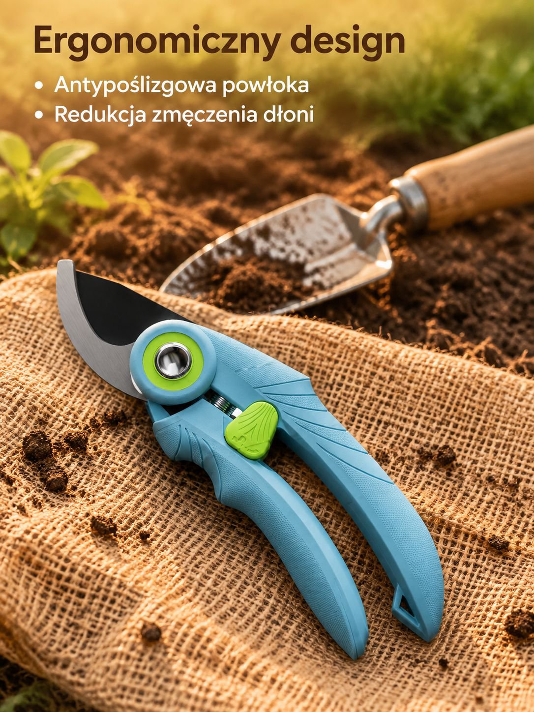 Sekator ogrodowy do przycinania gałęzi, energooszczędny