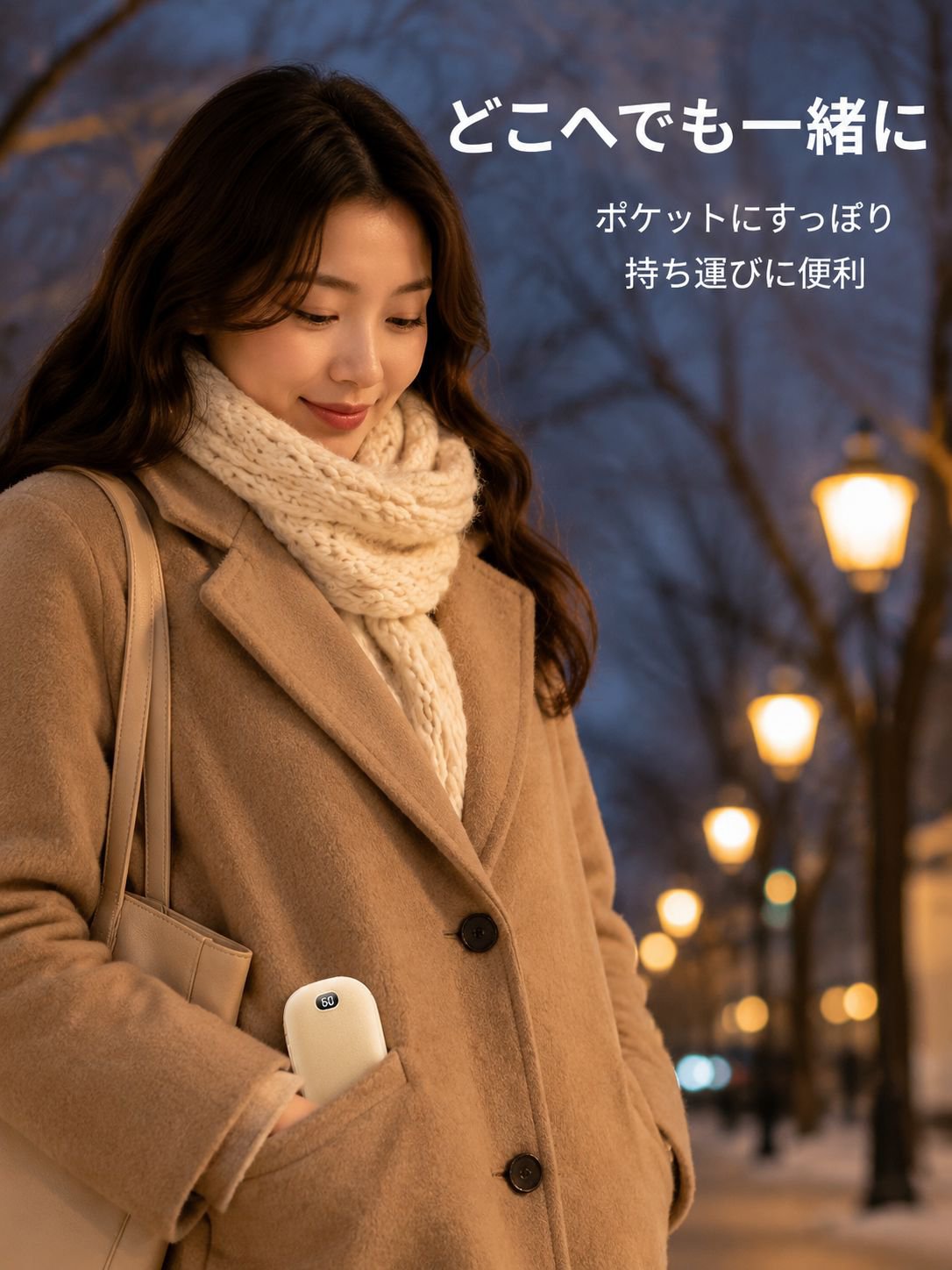 両面使えるフリース手袋型カイロ