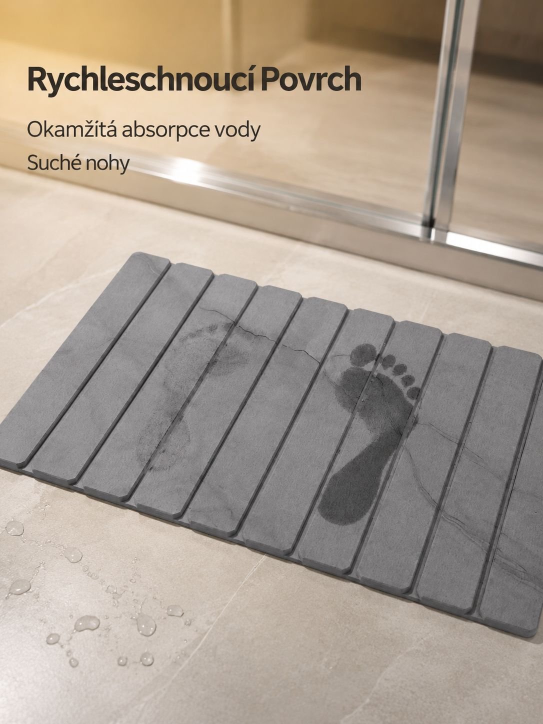 Tvrdá křemelinová podložka na podlahu