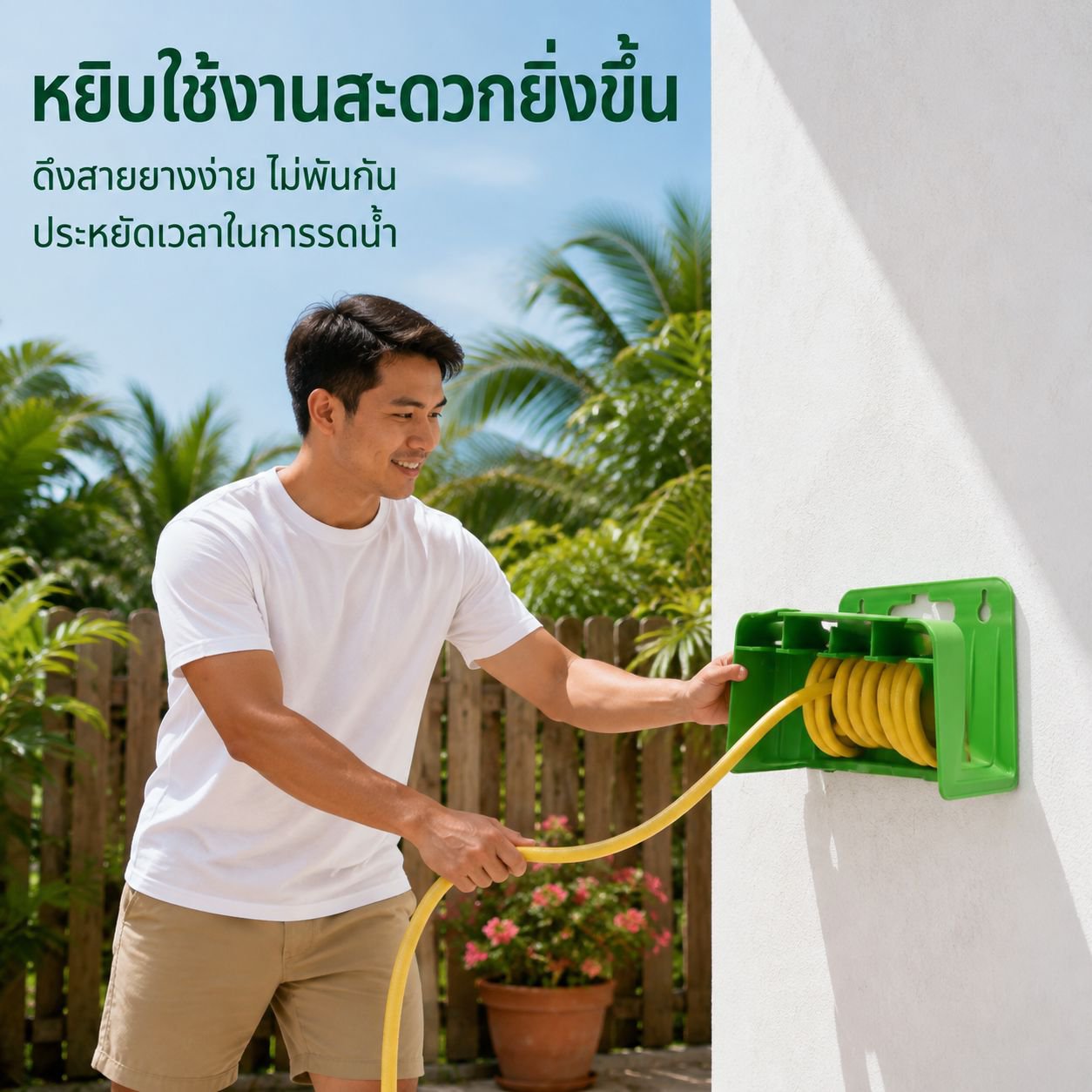 ชั้นวางท่อน้ำพลาสติกติดผนัง