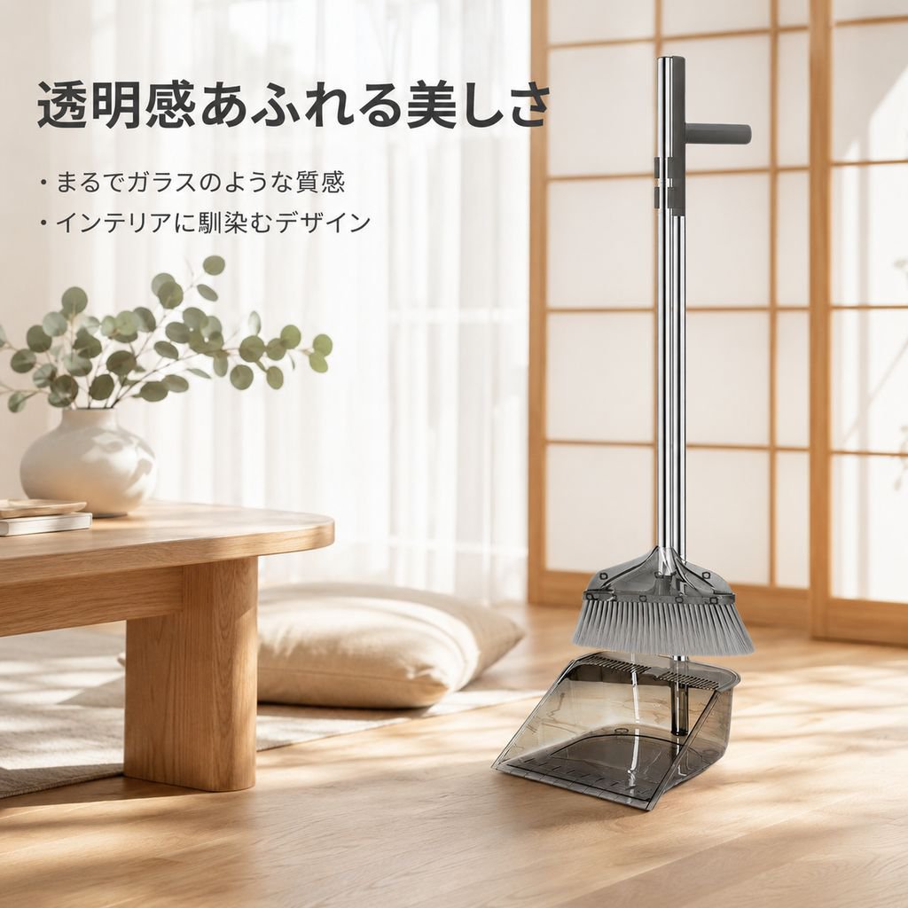 ほうきとちりとりのセット清掃用具
