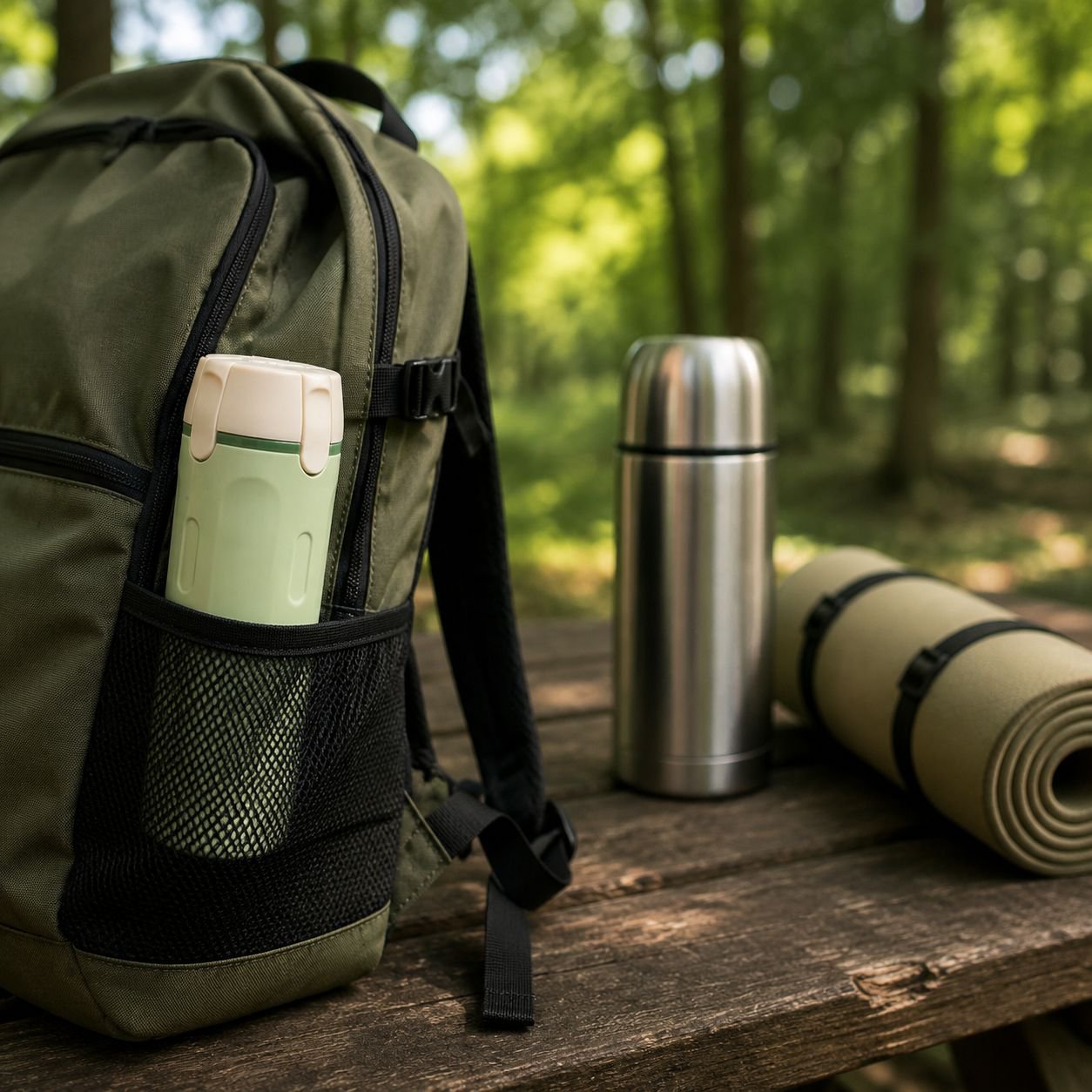 All-in-one travel toiletry organizer bottle