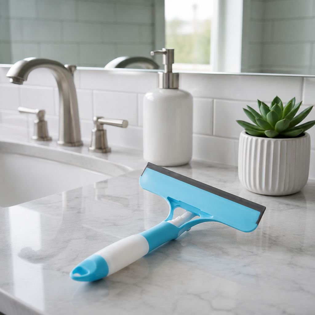 3-in-1 window cleaning tool for home use, including squeegee, mirror cleaning, and double-sided wind