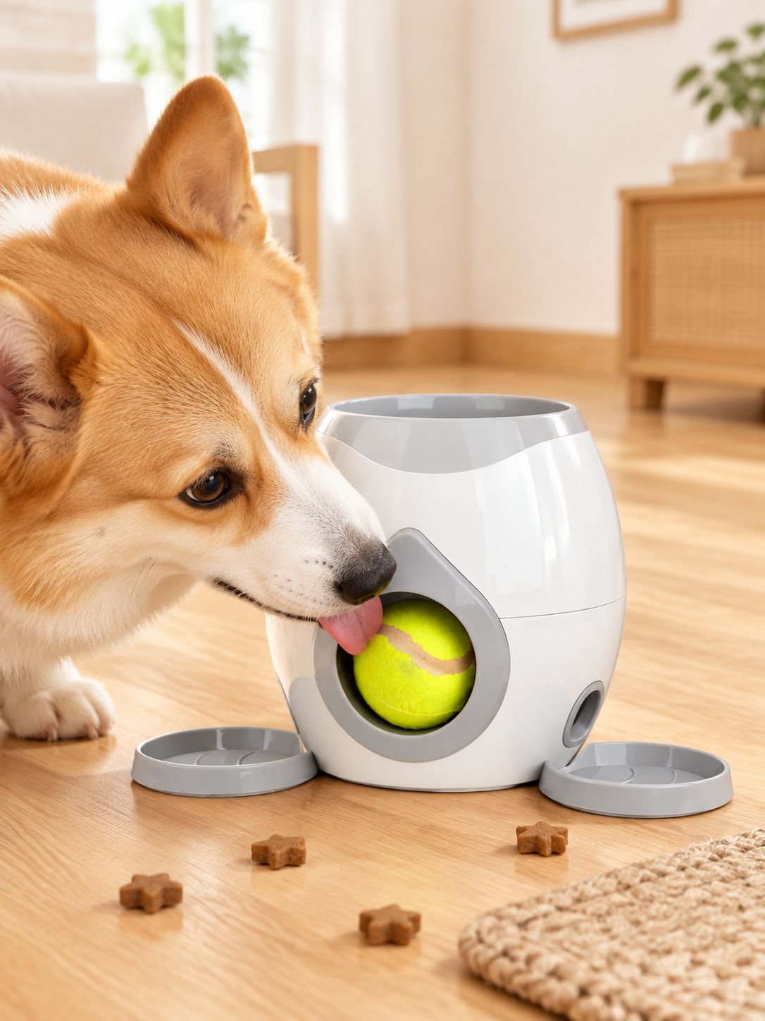 愛犬の知育遊びをサポートするごほうびフィーダー