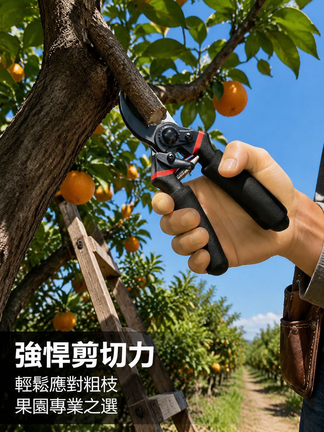 園藝專用強力修枝剪刀，粗枝修剪工具，果樹花卉剪枝剪