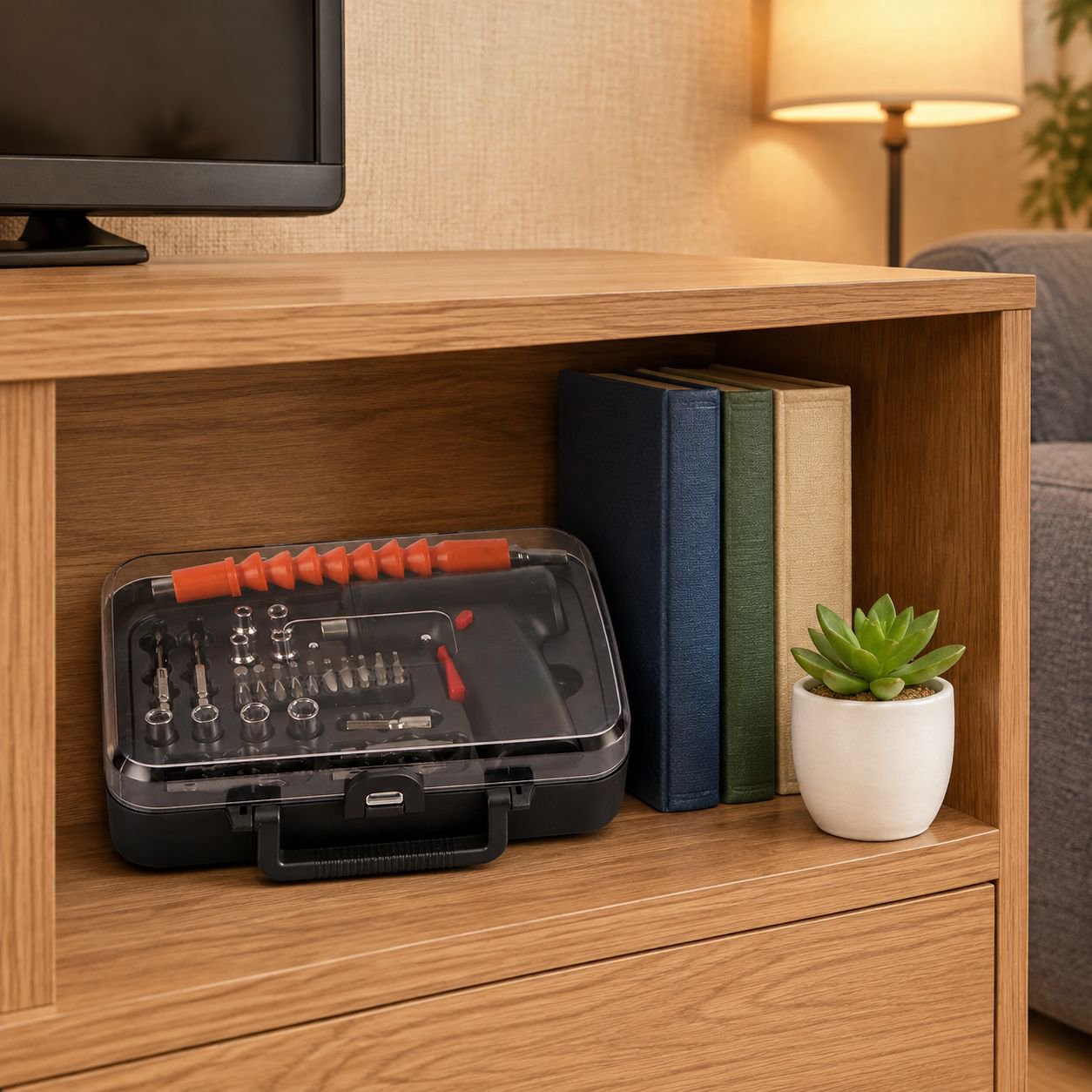 Portable Household Electric Screwdriver Lithium Drill Set