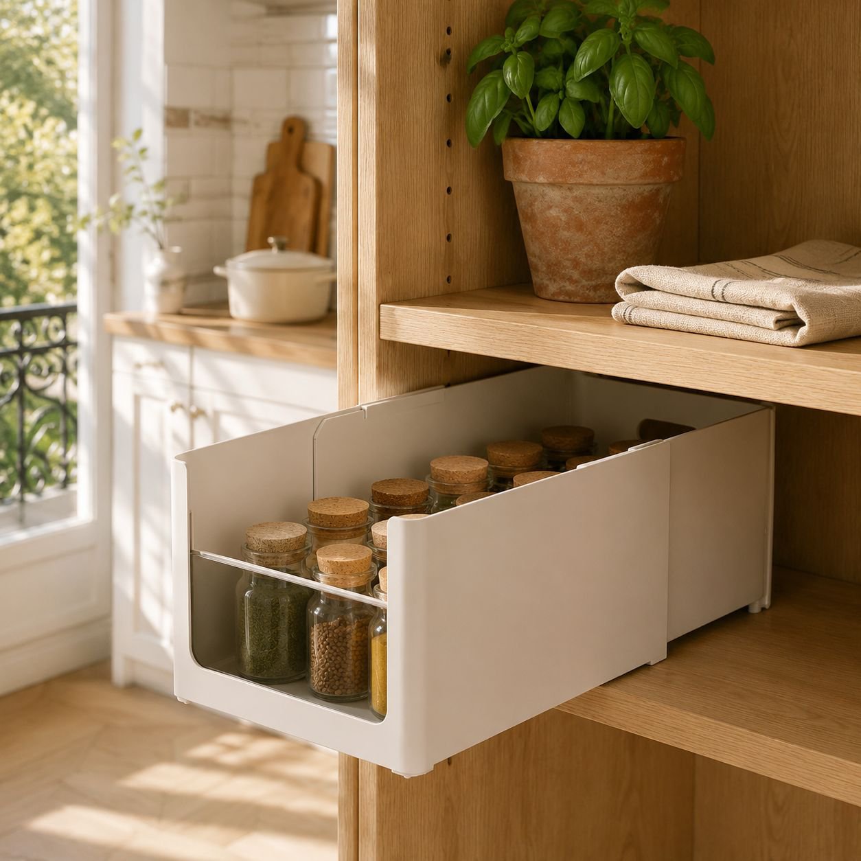 Boîte de rangement épaisse et multifonction pour cuisine