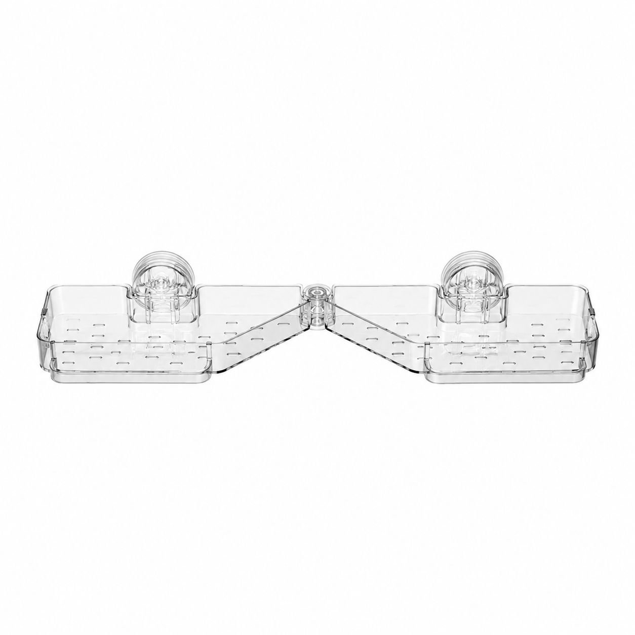 No-drill Suction Cup Bathroom Organizer