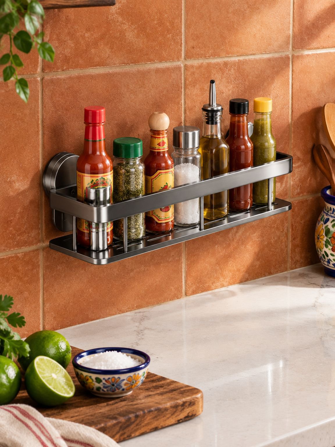 Estante organizador de cocina