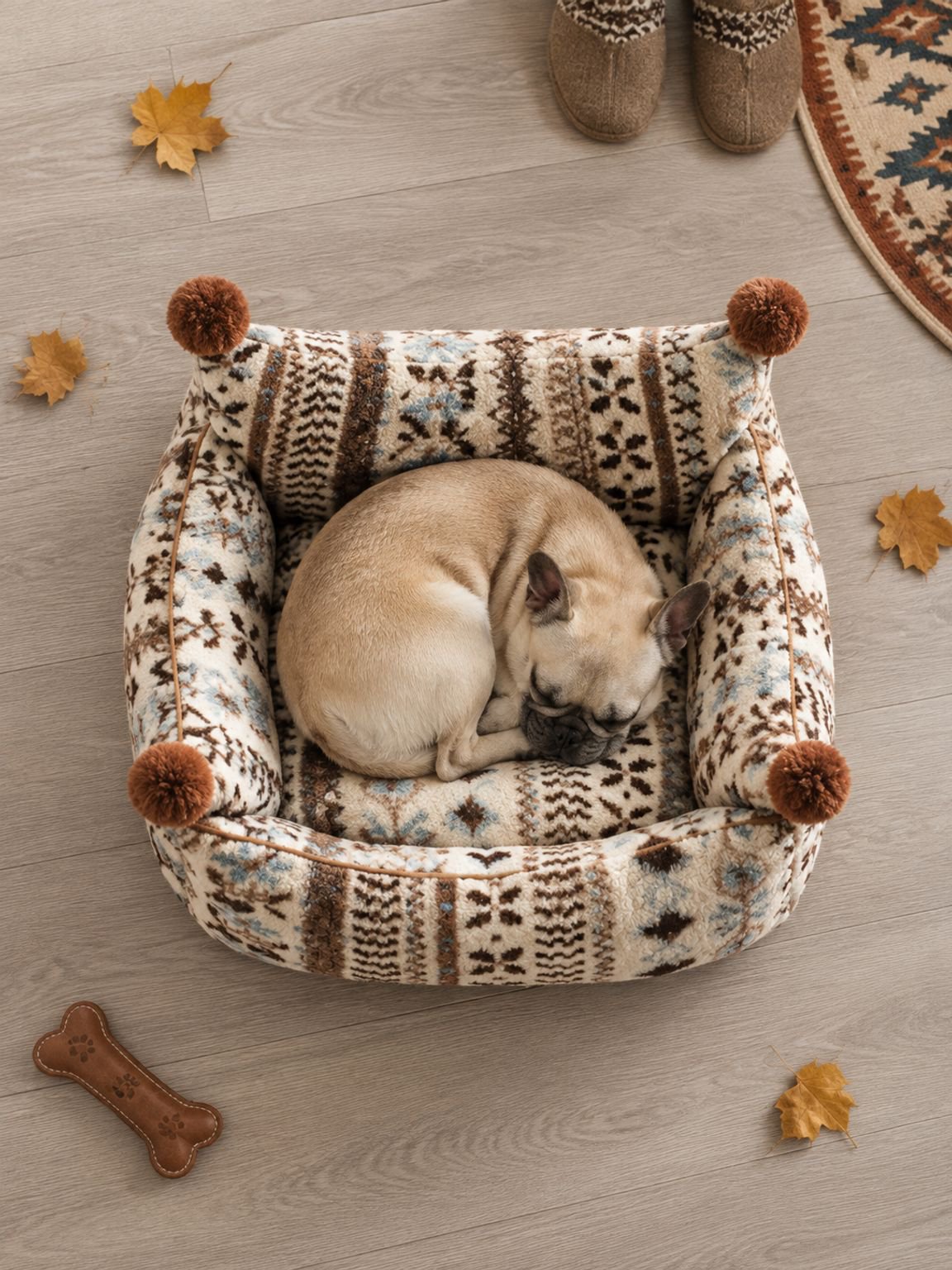 Detalles del sofá cálido para mascotas, diseño ergonómico