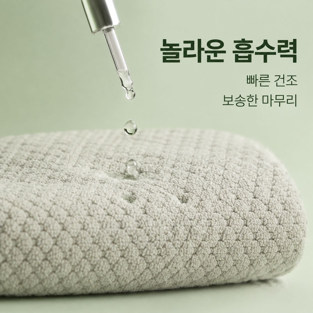 코랄 플리스 파인애플 격자 타월
