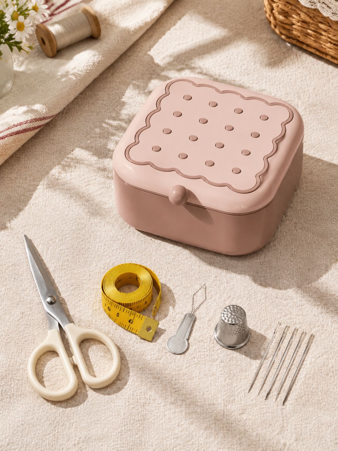 Kit de costura portátil ideal para viajes o el hogar