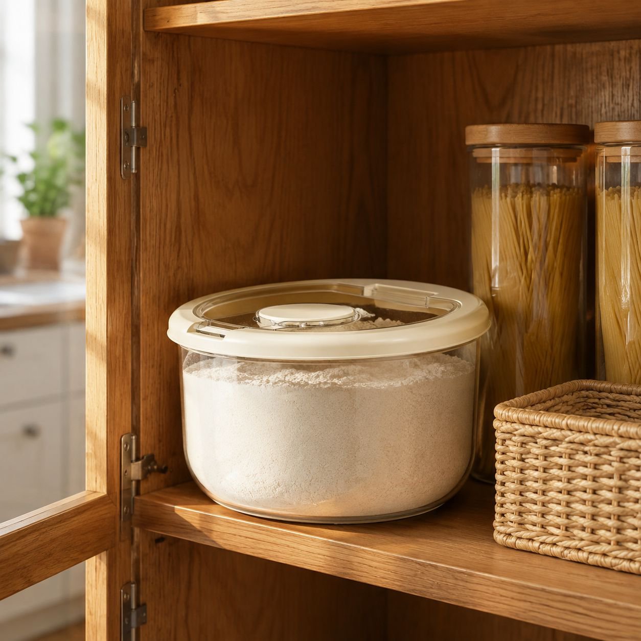 Contenedor de arroz hermético de grado alimenticio