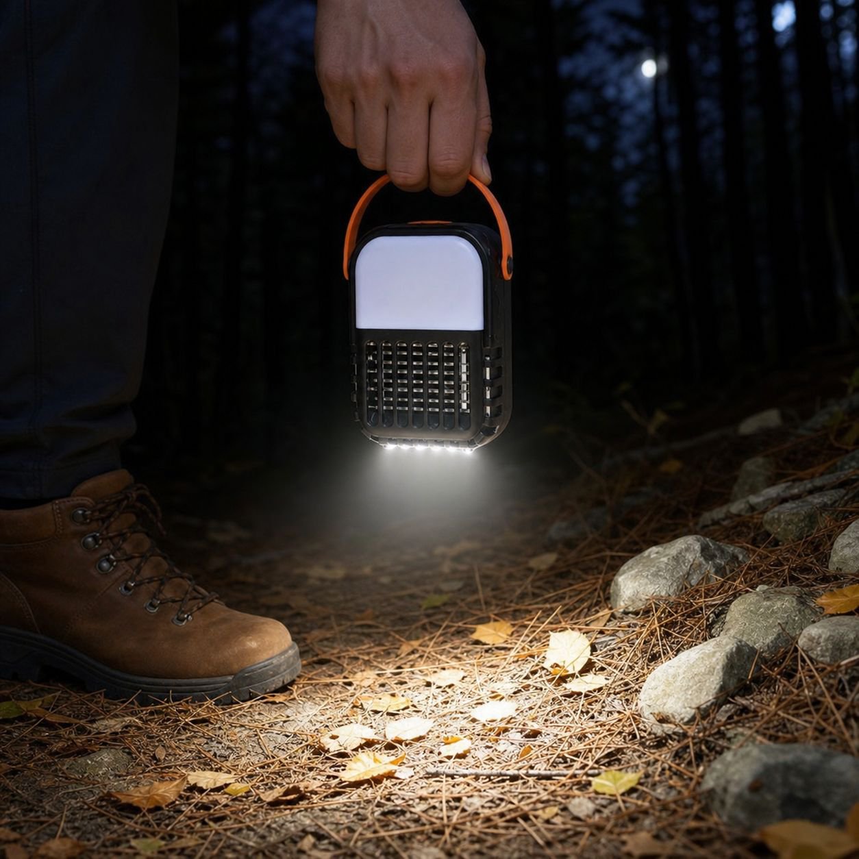 Weatherproof solar mosquito repellent lamp for outdoors
