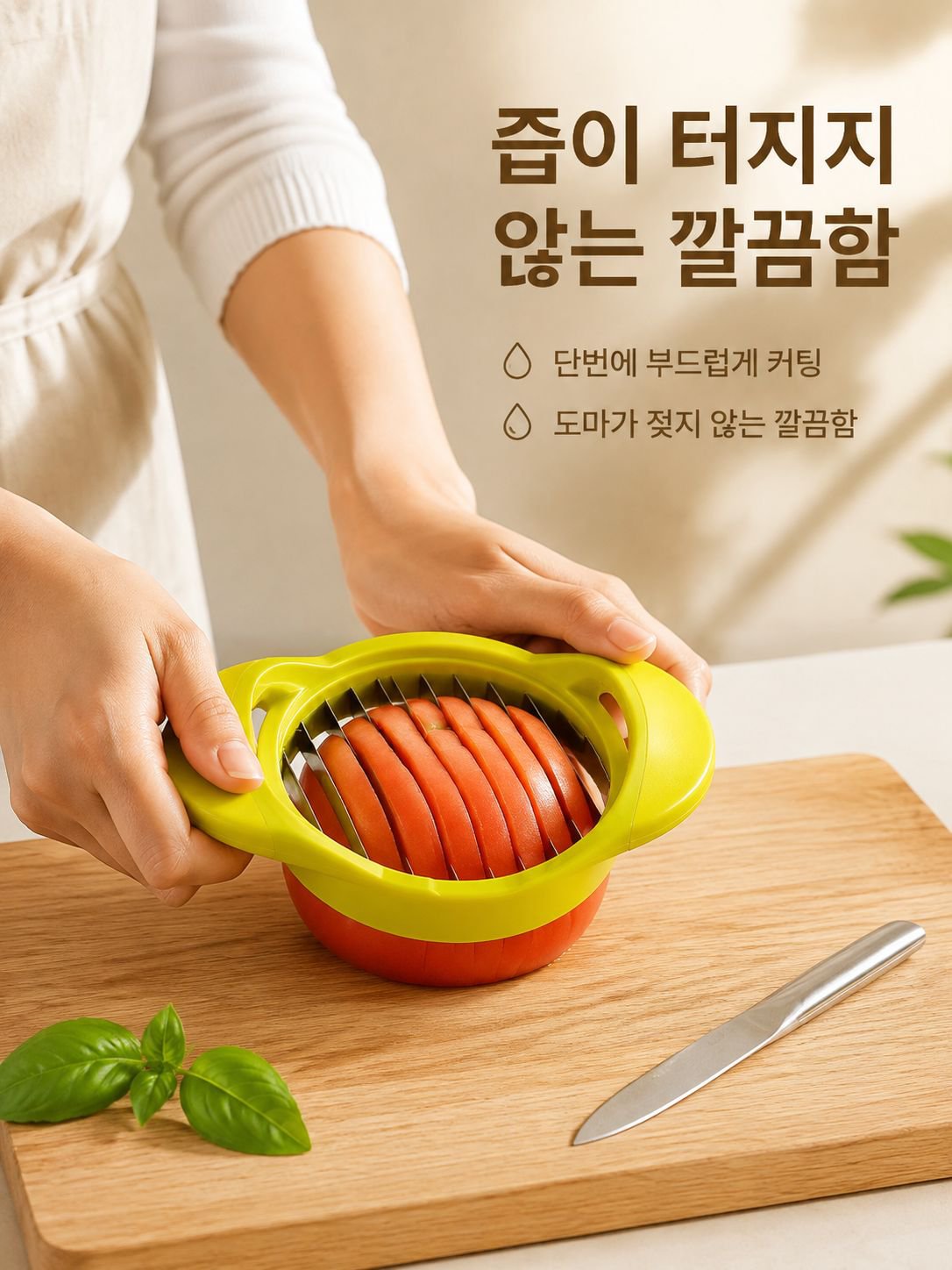 신선한 토마토 분절