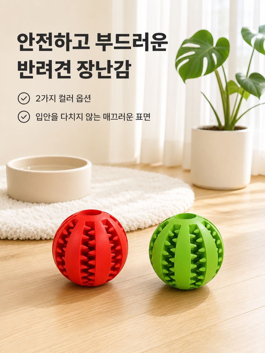 애완견 내구성 치석제거 고무 실속 공