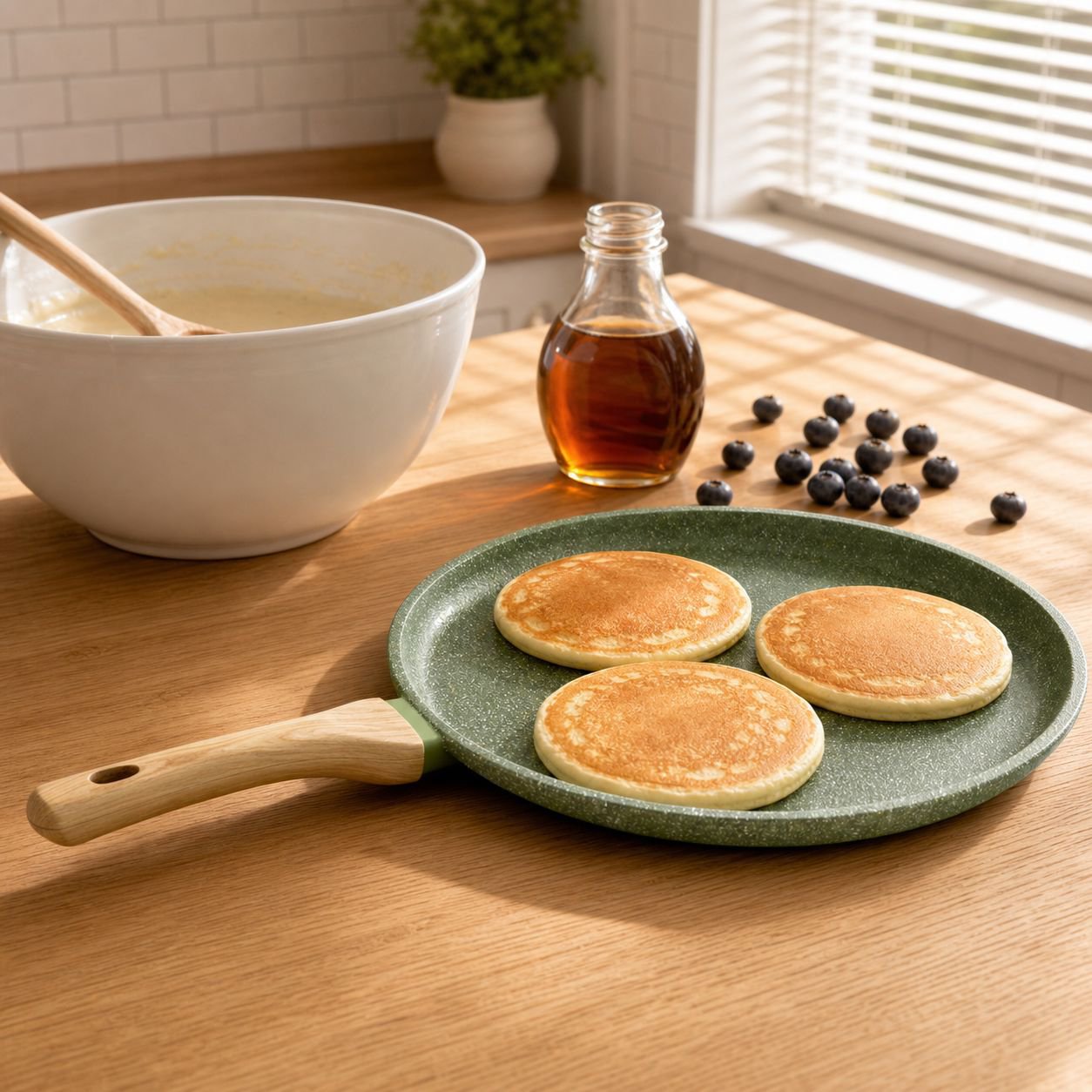 Multifunctional Non-stick Pan for Pancakes and Omelettes