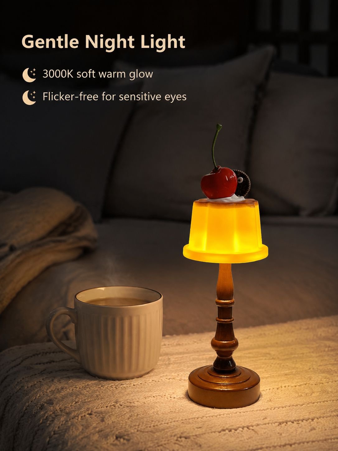 Birthday gift, women's night light, bedside lamp, ambient light, bedroom sleep lamp, new creative gi