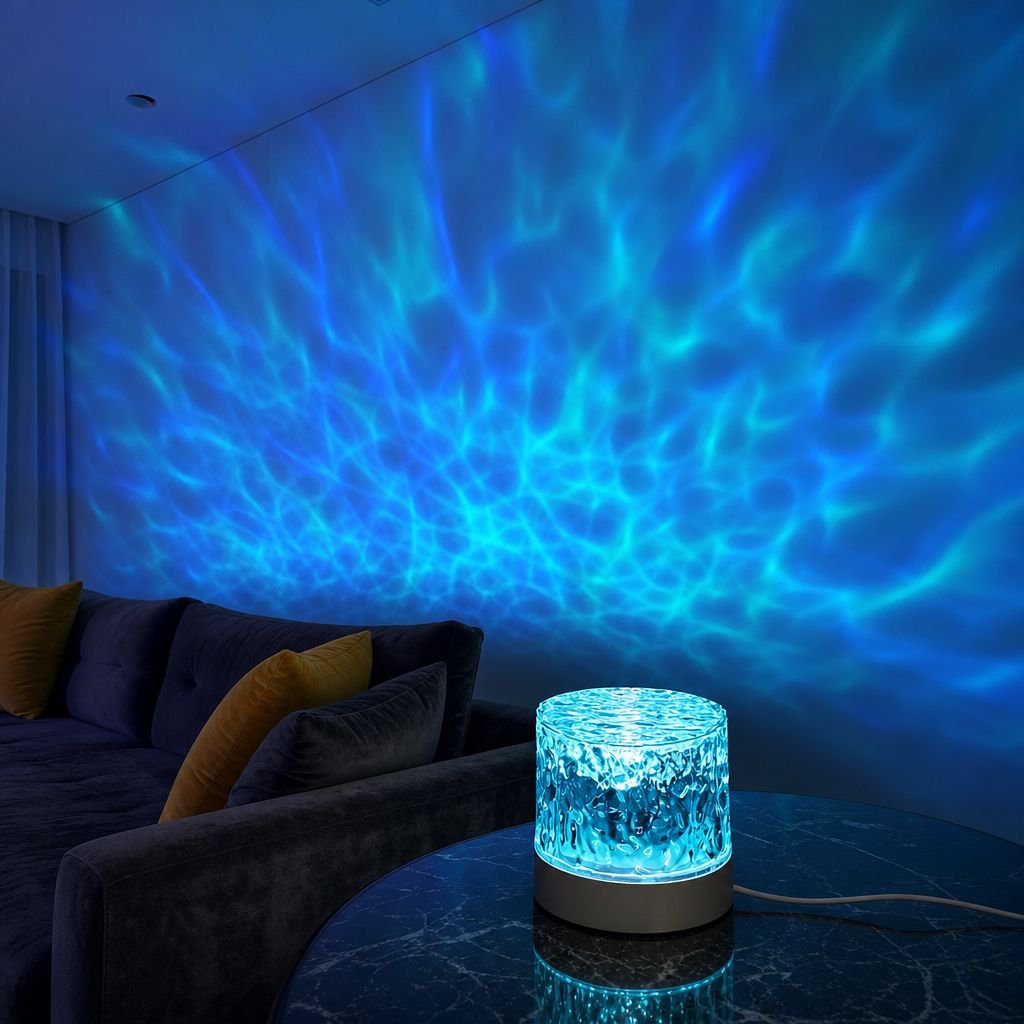 Lámpara decorativa con control remoto y múltiples colores