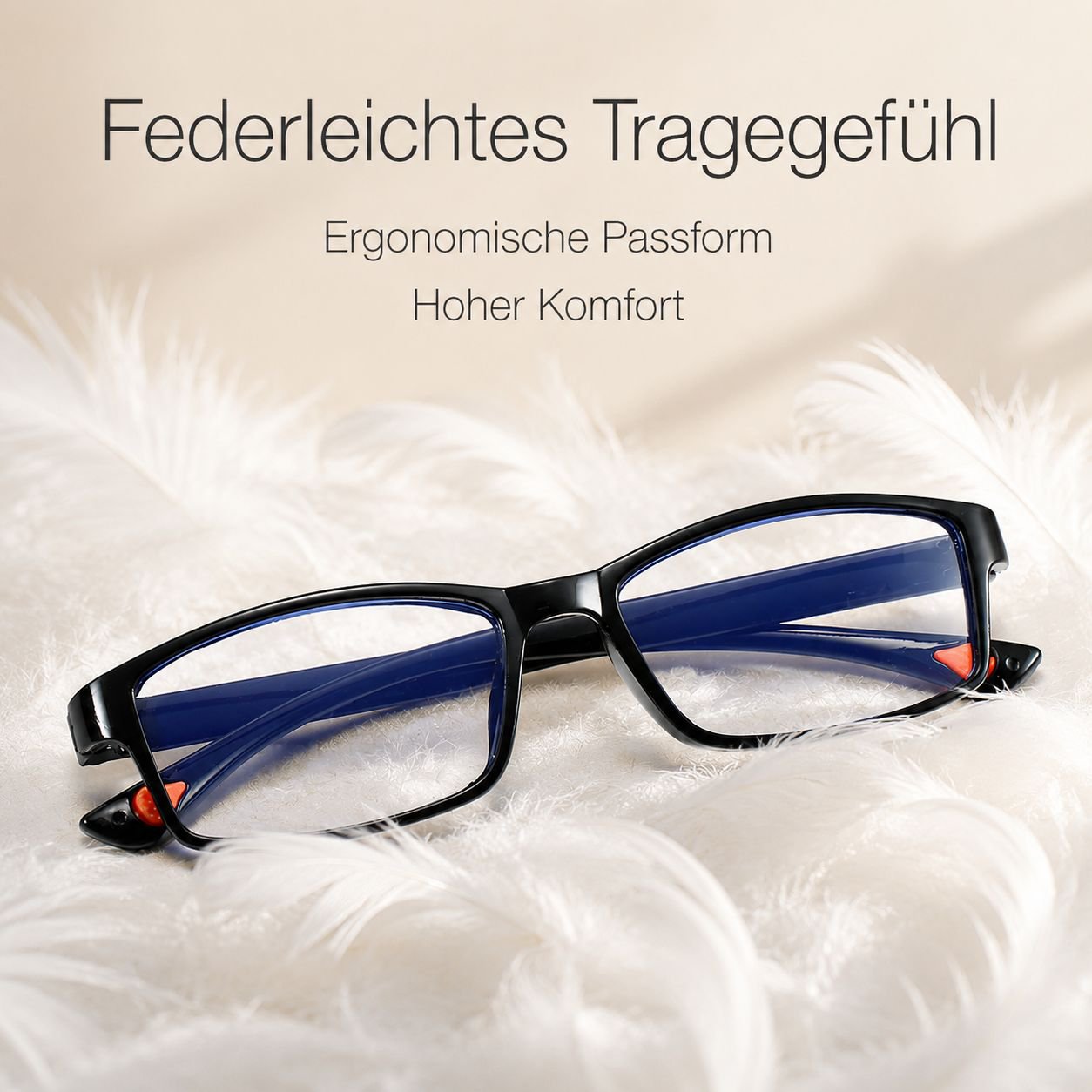 Lesebrille mit Blaulichtfilter und intelligentem Zoom